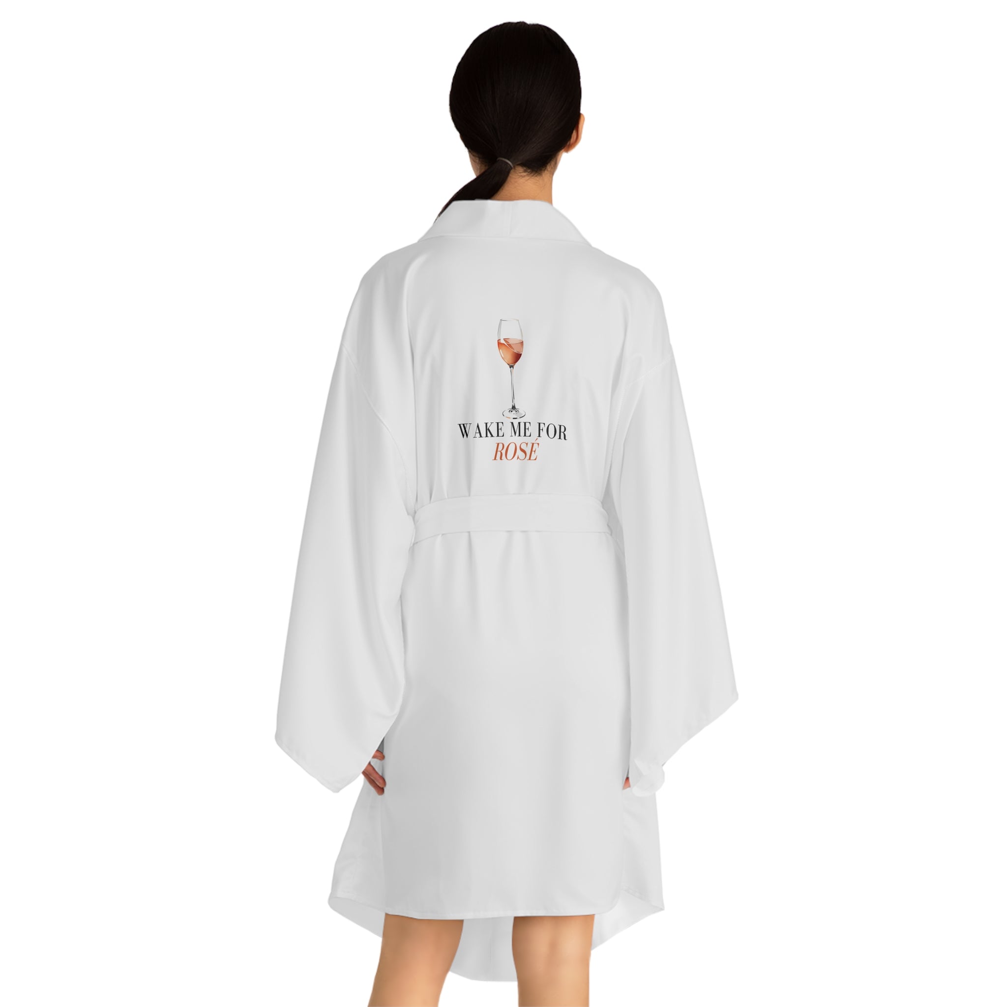 Wake Me For Rosé Kimono Robe