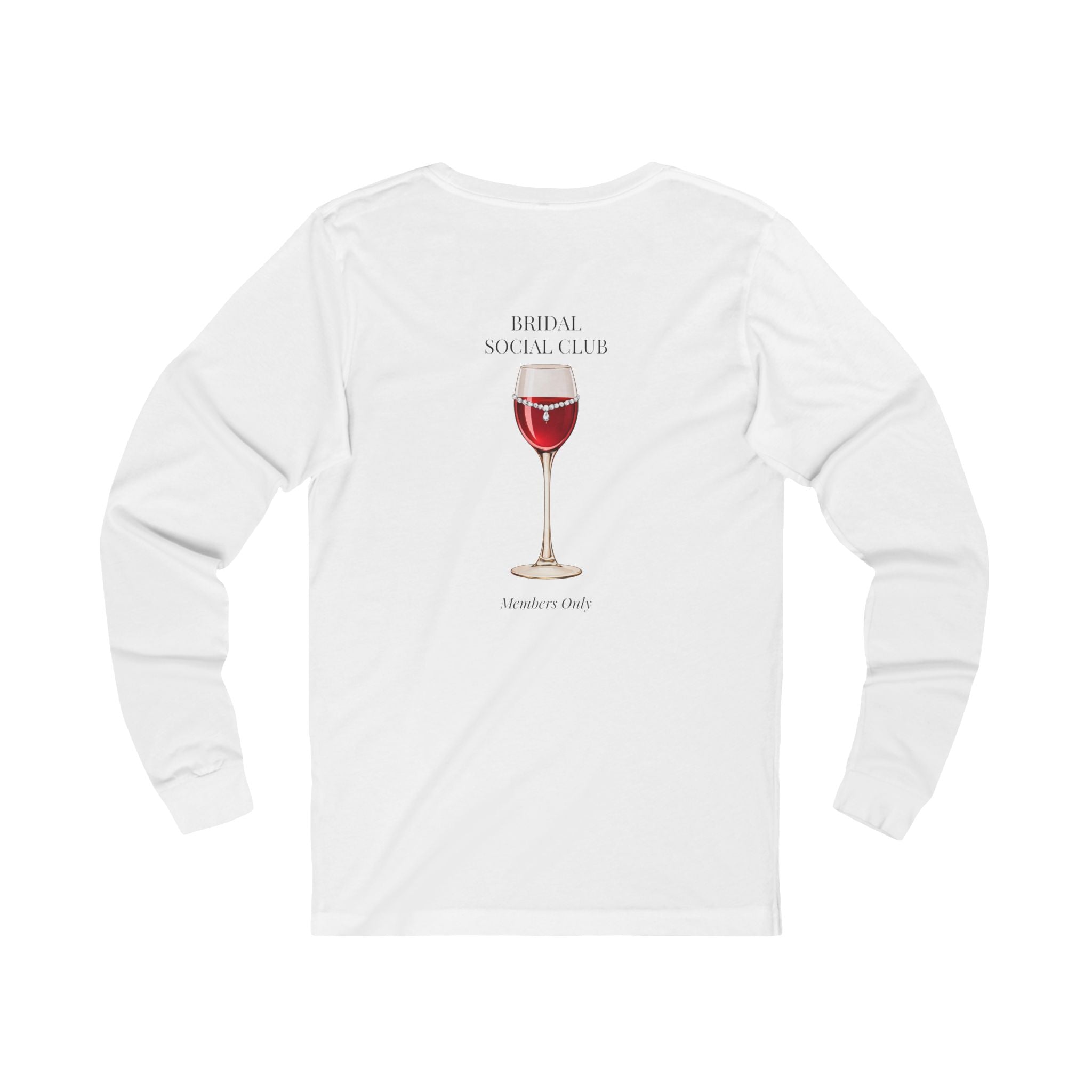Bridal Social Club — Bridesmaid Long Sleeve (Red Wine)