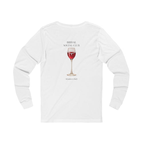 Bridal Social Club — Bridesmaid Long Sleeve (Red Wine)