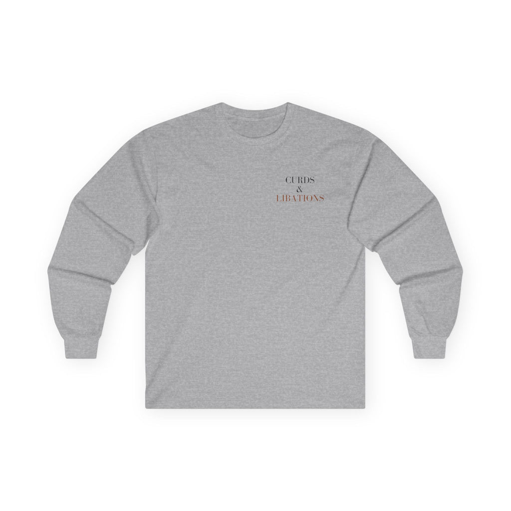 Curds & Libations™ Signature Long Sleeve Tee