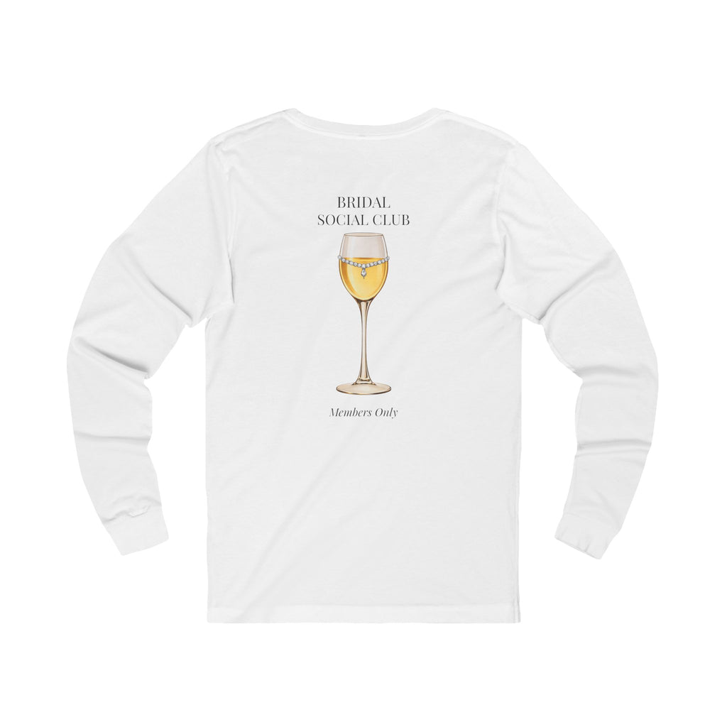Bridal Social Club — Bridesmaid Long Sleeve (White Wine)