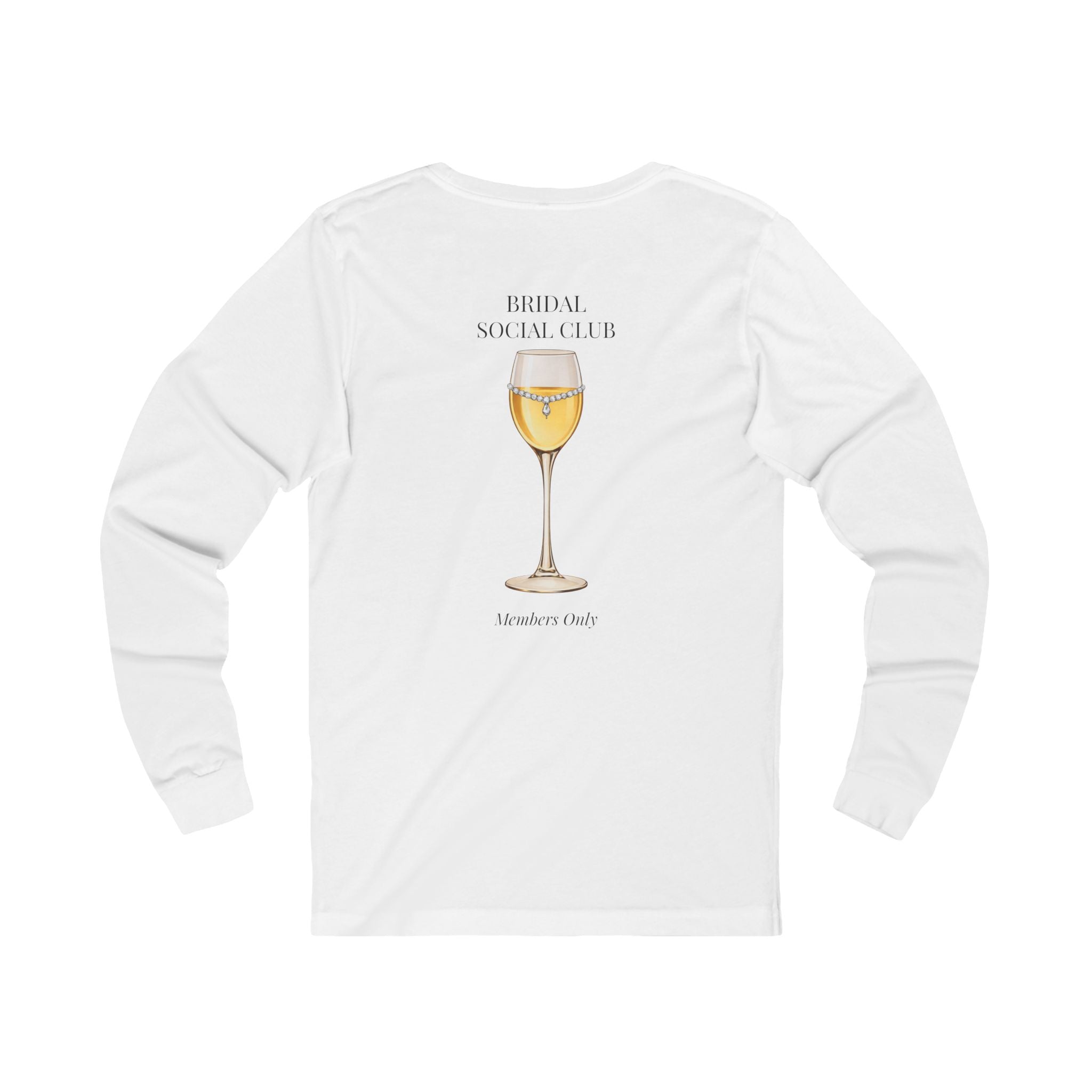 Bridal Social Club — Bridesmaid Long Sleeve (White Wine)