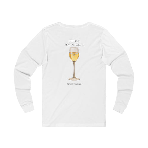Bridal Social Club — Bridesmaid Long Sleeve (White Wine)