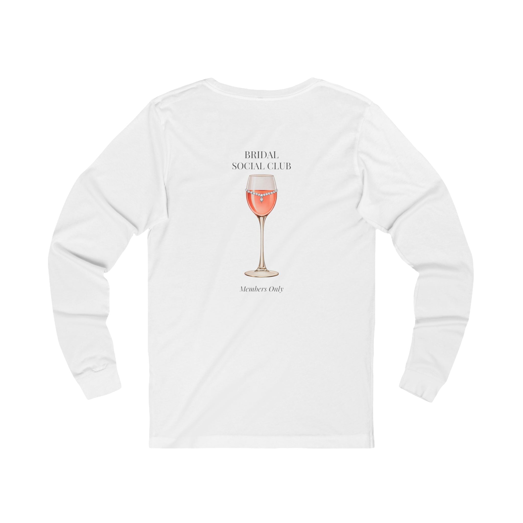 Bridal Social Club — Bridesmaid Long Sleeve (Rosé Wine)