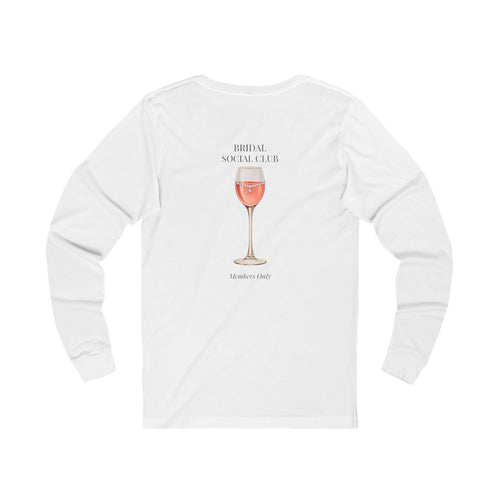 Bridal Social Club — Bridesmaid Long Sleeve (Rosé Wine)