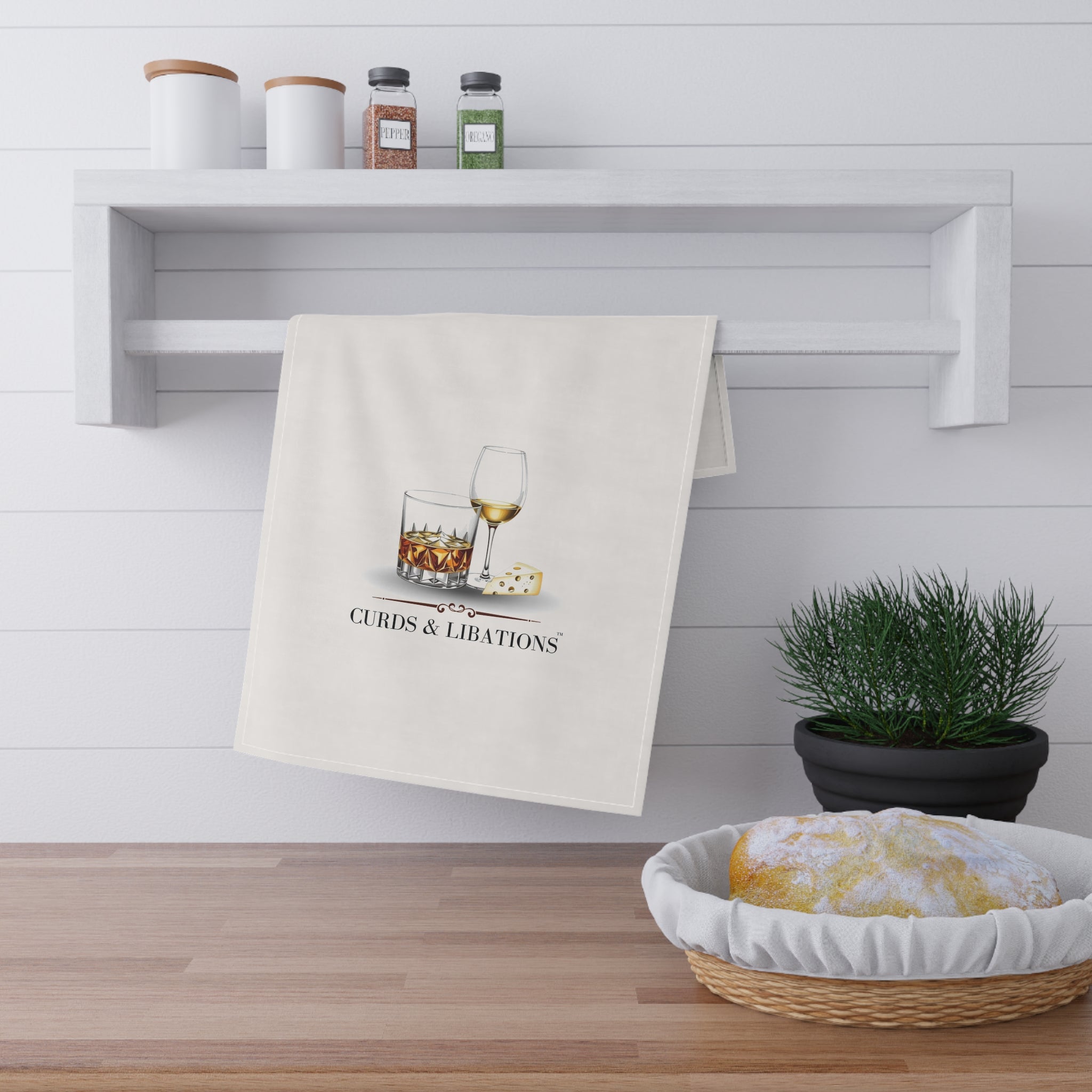 Curds & Libations™ Entertaining Tea Towel