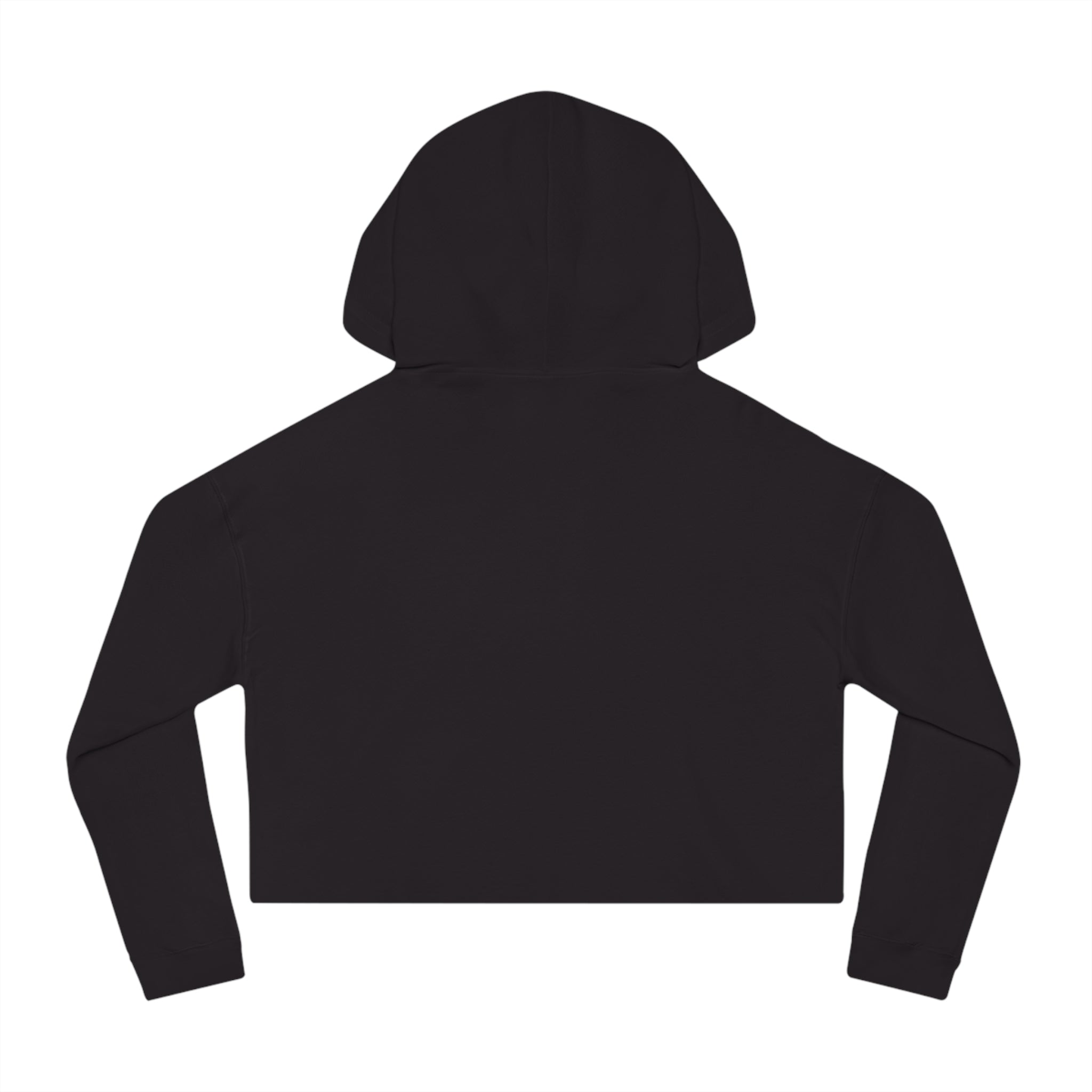 Red Soles & Champagne™ — Noir Edition Cropped Hoodie | Relaxed Cropped Fit