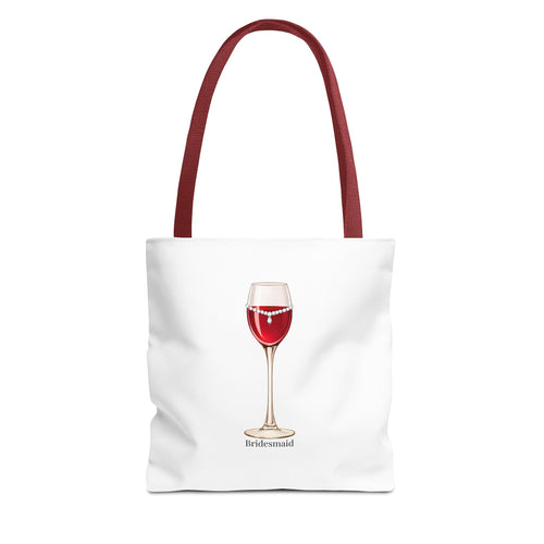 Bridal Social Club — Bridesmaid (Red Wine) Tote