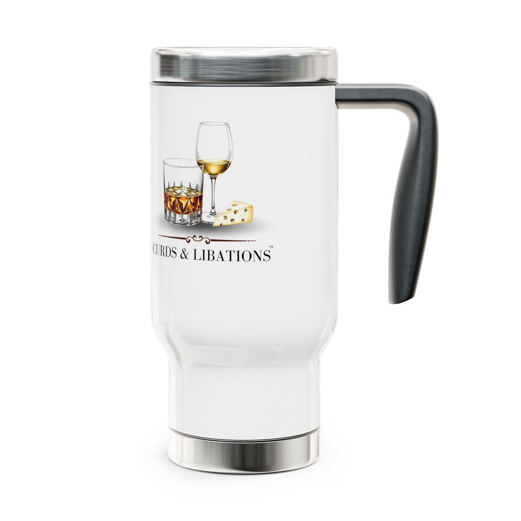 Curds & Libations™ Stainless Steel Travel Mug (14 oz)