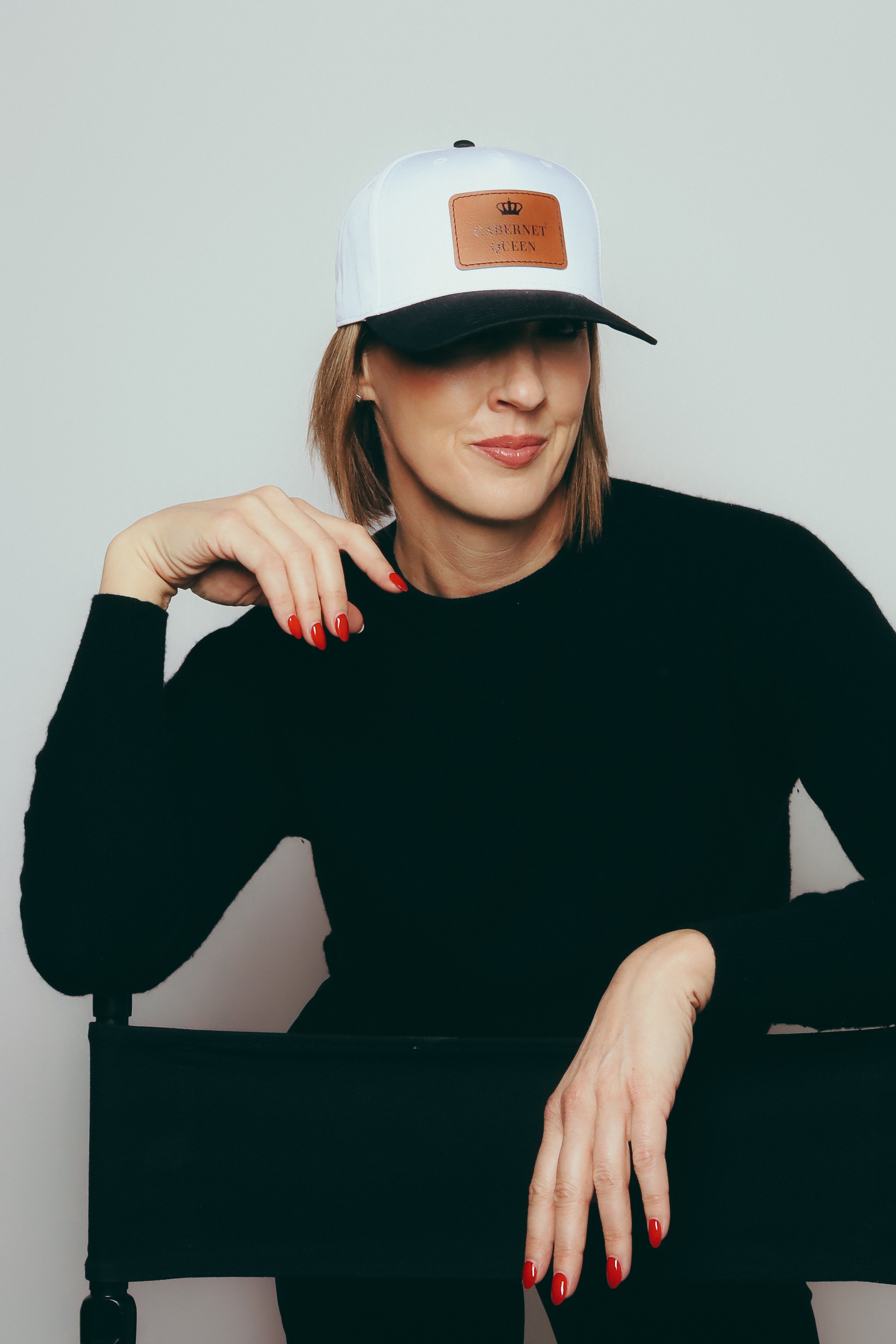 Cabernet Queen™ Heritage Leather Patch Cap