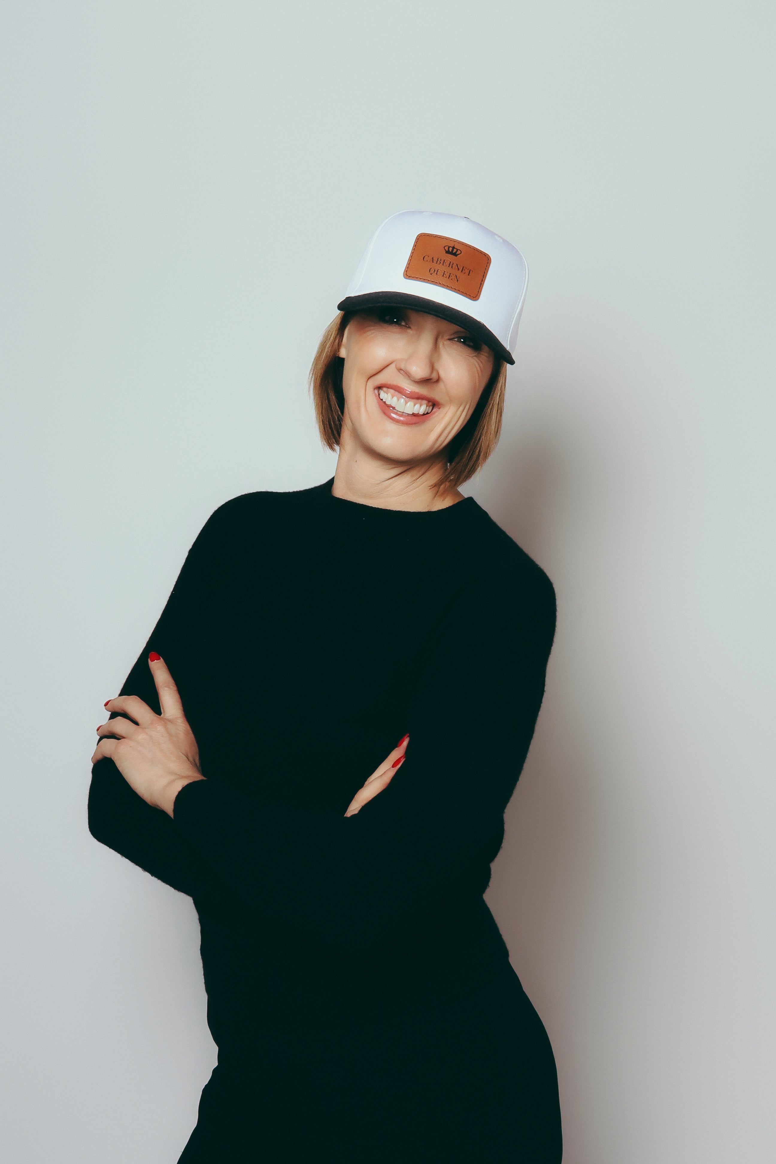 Cabernet Queen™ Heritage Leather Patch Cap