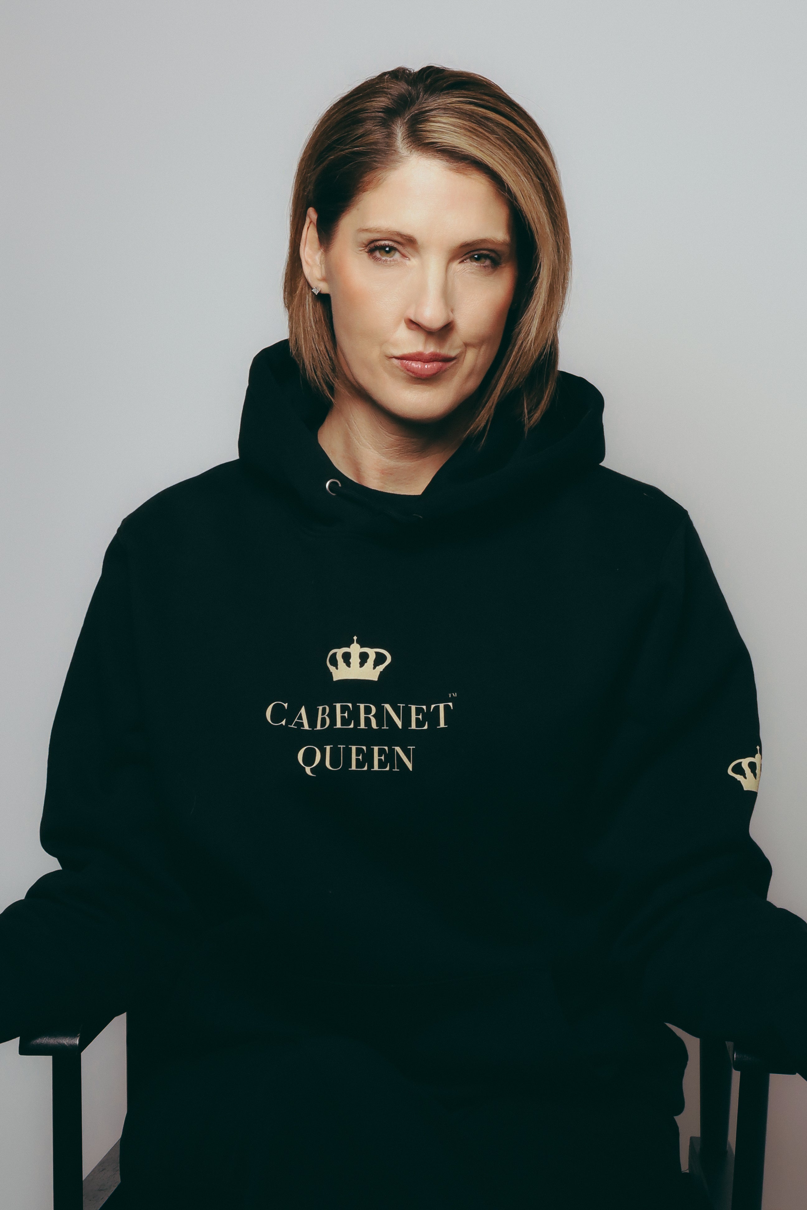 Cabernet Queen™ Black Signature Hoodie